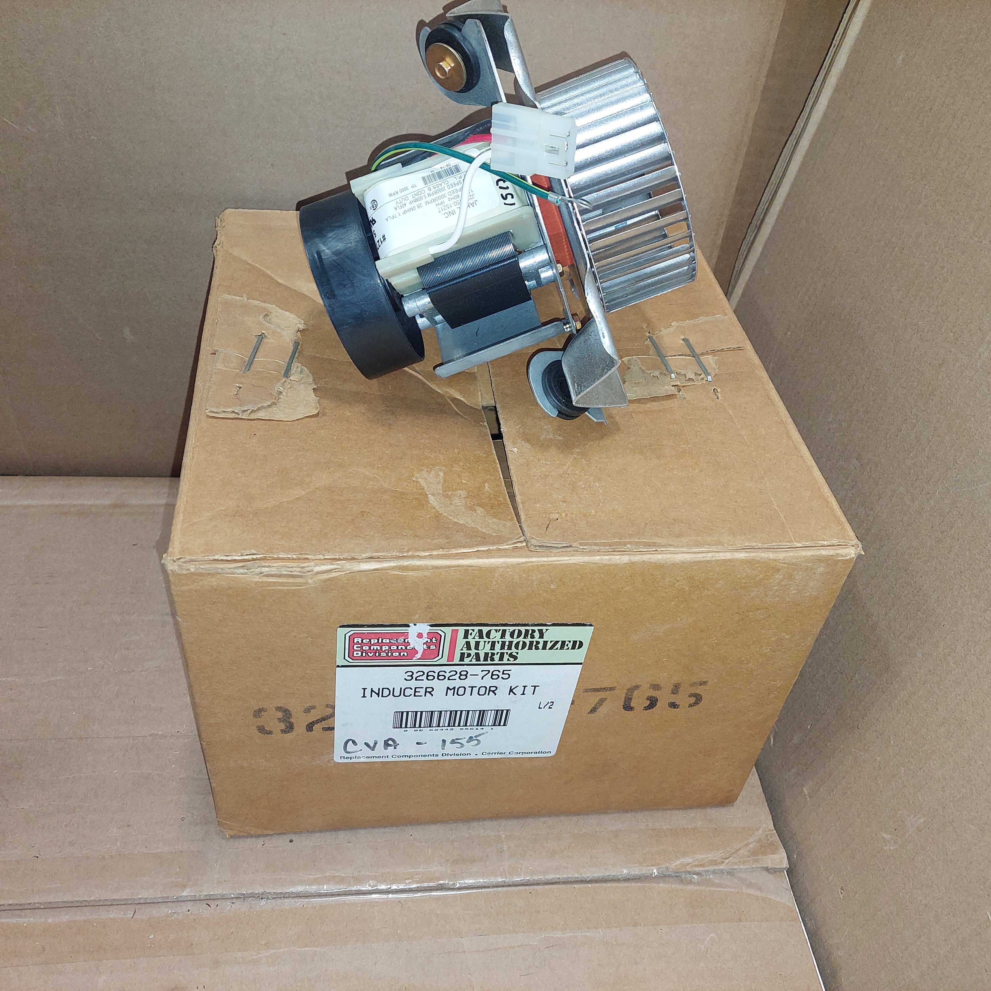Carrier 326628-765 Draft Inducer Motor Assembly New