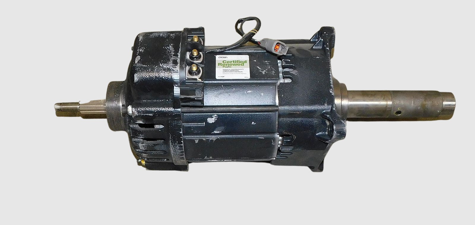 Crown 021186-00P 36 VDC Drive Motor 4.8kW Remanufactured Cracked Connector