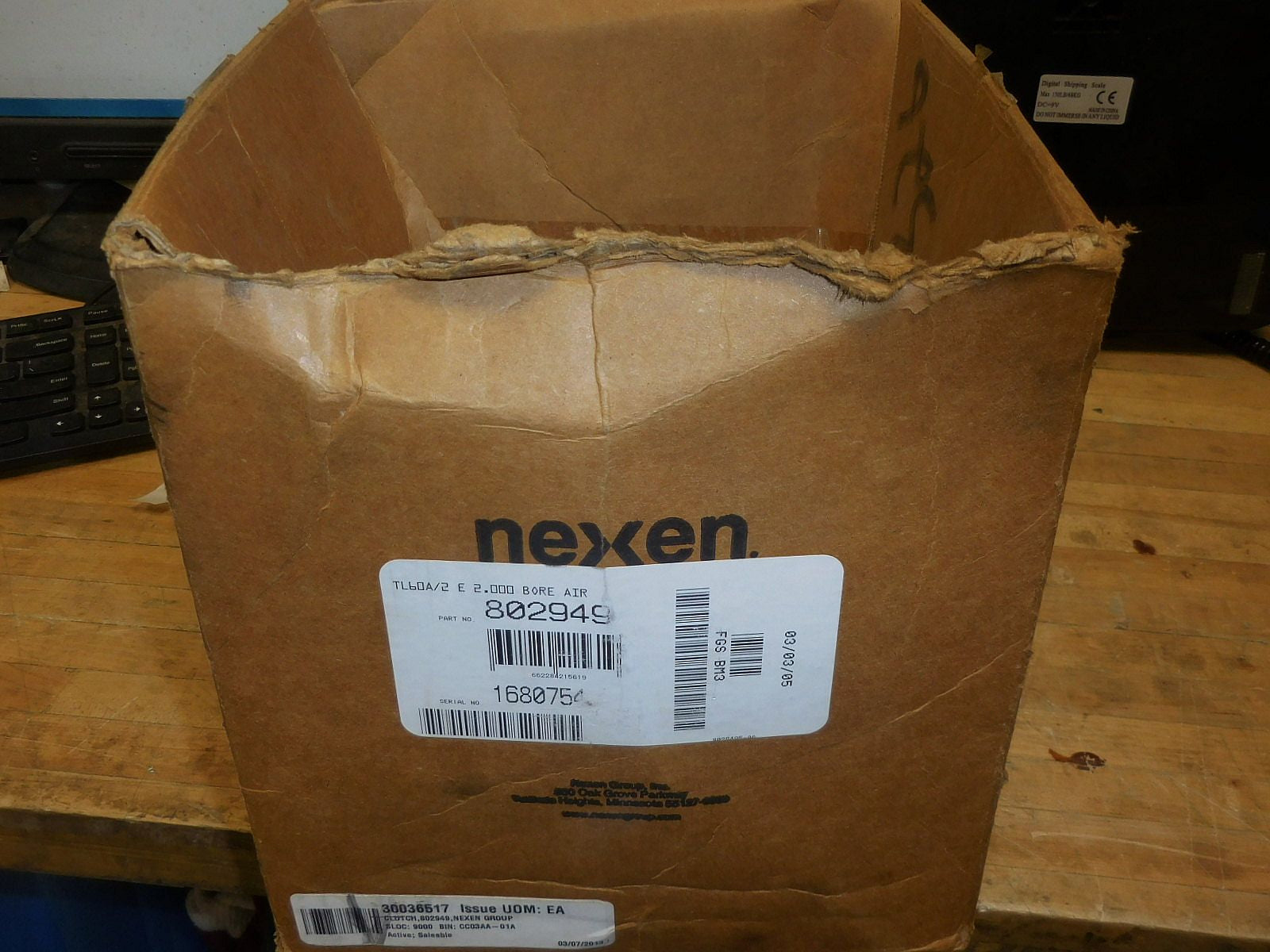 Nexen Enclosed Air Engaged Torque Limiters Clutch 802949 TL60A/2-E 2" BORE New
