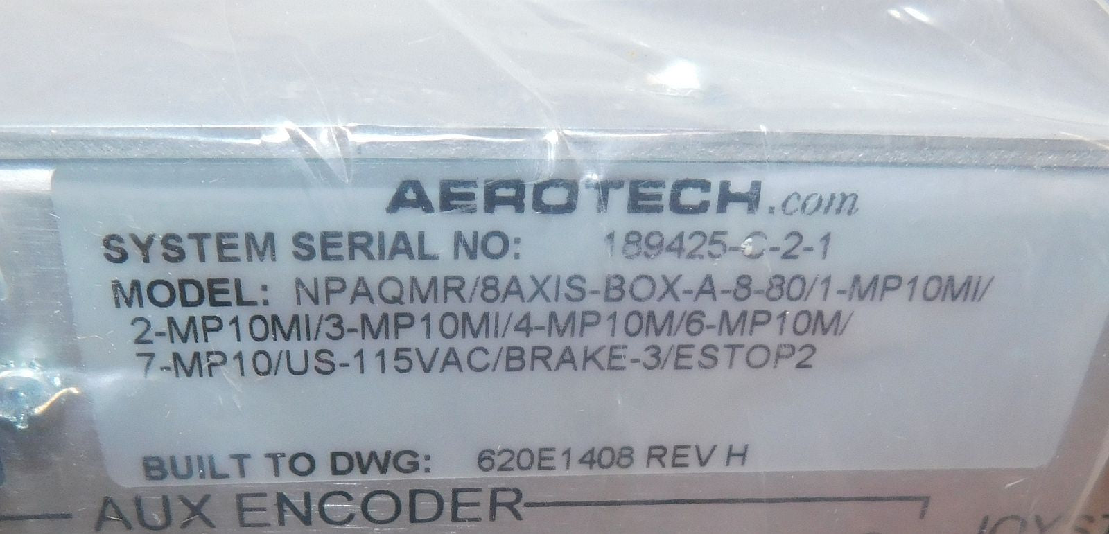 Aerotech A3200 npaq MR (6) 10 Amp  Axis, Estop & (3) Brakes Installed 115V New