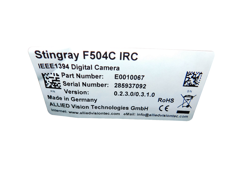 Allied Vision Stingray F504C IRC 5 MP Machine Vision Color Camera 447634 New 