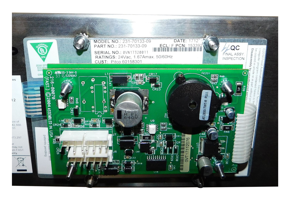 Pitco B3636205-C Front Panel, Bezel Assembly Digital Fryer OG-SSP14 New