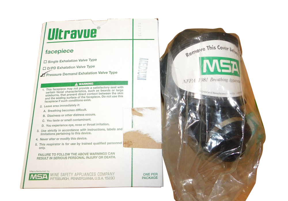 MSA 801173 Medium Ultravue® Series Full Face Air Purifying Respirator New